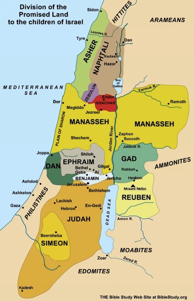 israel-promised-land-tribes-map