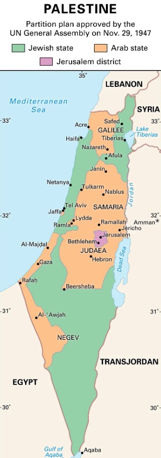 united nations resolution 181 - partition of palestine 1947