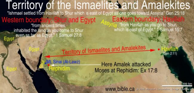 ishmaelites-amalekites-land-bible