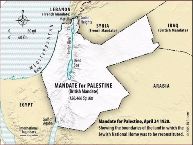 british mandate for palestine